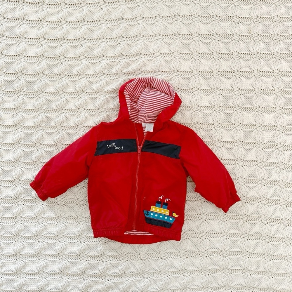Parisian Bebe Vintage Boys Red Jacket